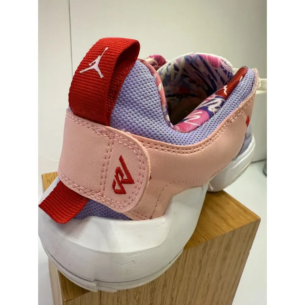 Nike Jordan One Take 4 SE Pink White Lavender Basketball Sneakers Girls 6Y